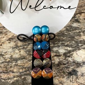 NWOT 6 Pair Pierced Earrings Bundle